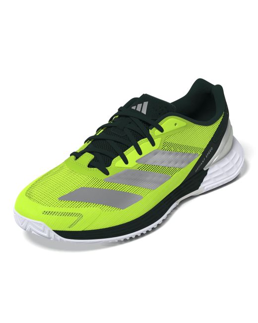 Adidas Yellow Defiant Speed 2 Tennis Sneaker for men