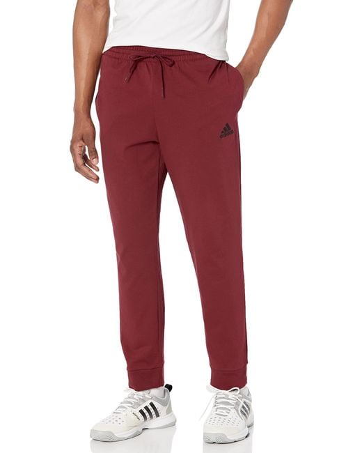 essentials single jersey tapered cuff pants