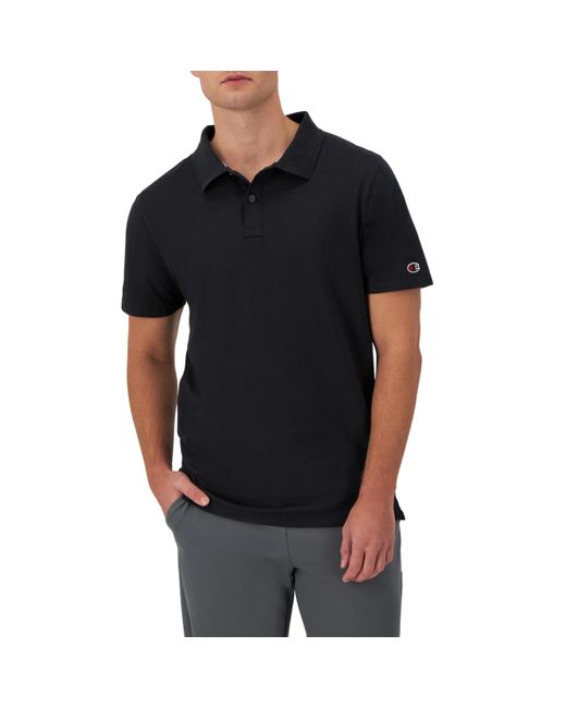 Champion , Comfortable Athletic, Best Polo T-shirt For , Black With Taglet, Xx-large for men