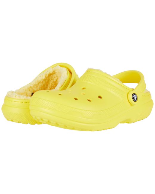 CROCSTM Yellow Classic Lined Clog,lemon,12 Uk / 13 Uk