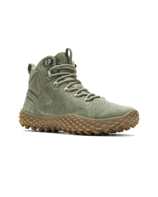 Merrell Green Wrapt Mid Wp (Lichen) Climbing Shoes