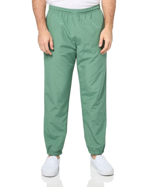 Lacoste Green Regular Fit Water-repellent Taffeta Trackpants for men
