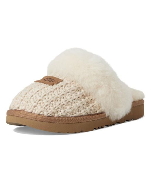 Ugg Natural K Cozy Ii Knit Slipper