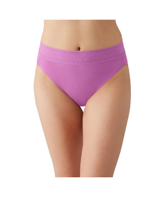 Wacoal Purple Comfort Touch Hi Cut Brief Panty