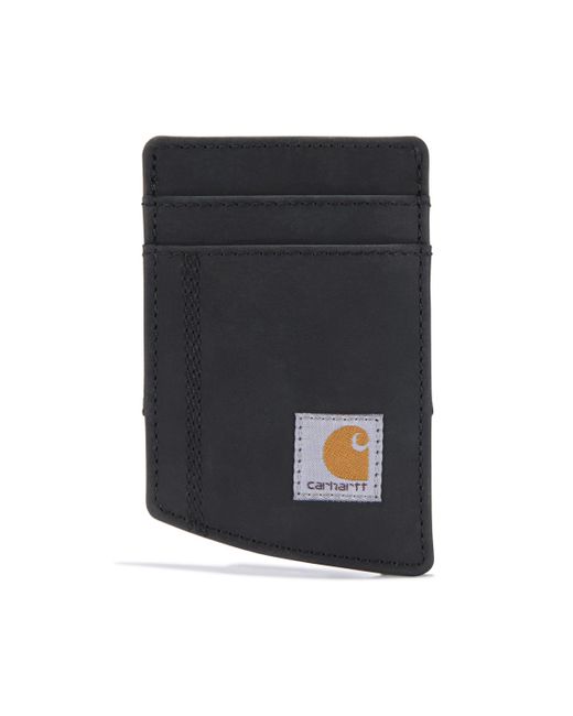 Carhartt Black Casual Saddle Leather Wallets for men