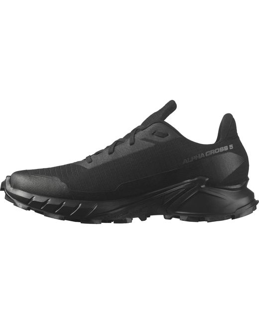 Salomon Black Alphacross 5 Gore-tex Trail Running Shoes For for men