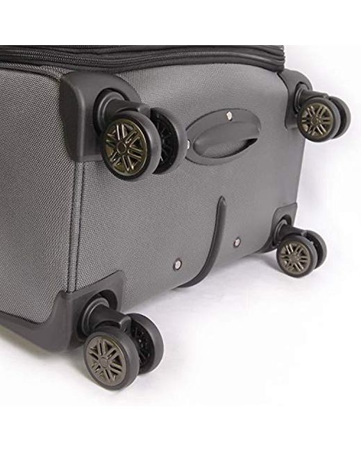 Perry Ellis Luggage Viceroy 2 Piece Set Expandable Suitcase With