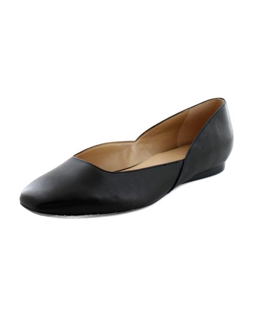 Naturalizer Black Essential Ballet Flat Bluebell Leather 9.5 W