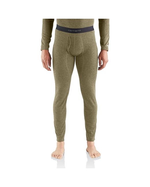 Carhartt Green Force Midweight Synthetic-wool Blend Base Layer Pant for men