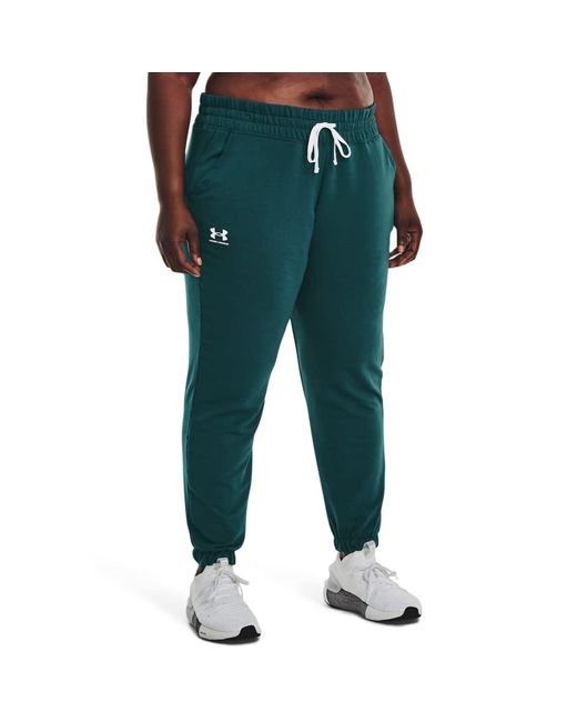 Under Armour Green Rival Terry Jogger Sweat Pant