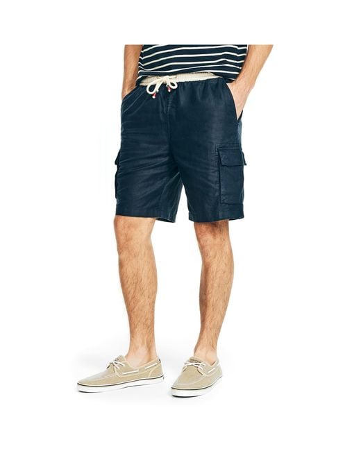 Nautica Blue Sustainably Crafted 8.5" Pull-on Cargo Short for men