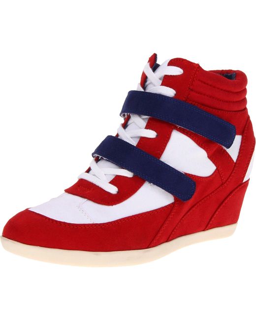 Madden Girl Hickorry Fashion Sneaker,red Multi,10 M Us