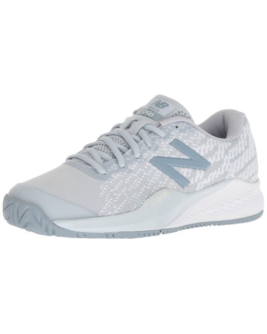 New Balance Synthetic 996v3 Hard Court Tennis Shoe, Grey, 8 B Us ...