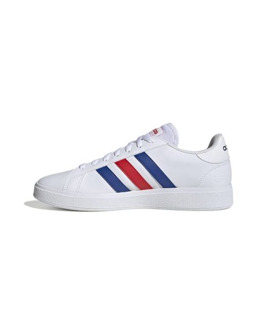 Adidas Blue Grand Court Base 2.0 Shoes for men
