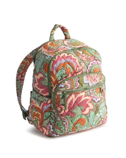 Vera Bradley Green Featherweight Bancroft Backpack