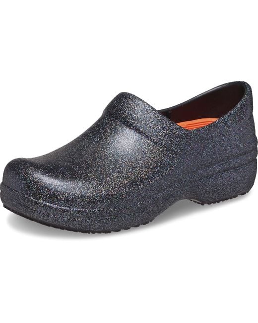 Crocs™ Neria Pro Ii Literide Clog Slip Resistant Work Shoes in Black