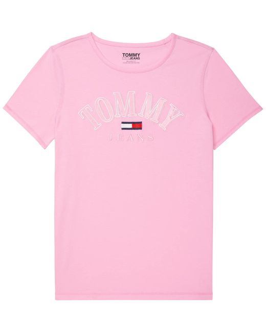 Tommy Hilfiger Pink Sensory Tommy T-shirt