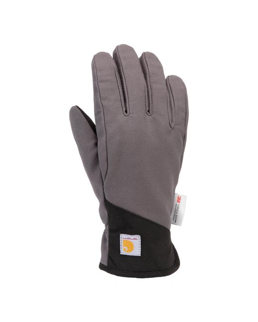 Carhartt Gray Rugged Flex Insulated Open Cuff Glove for men