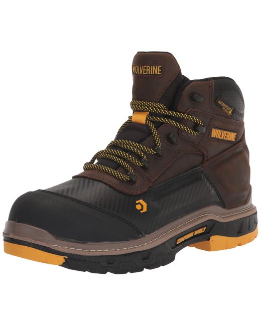 Wolverine Overpass 6" Composite-toe Boot in Black for Men | Lyst