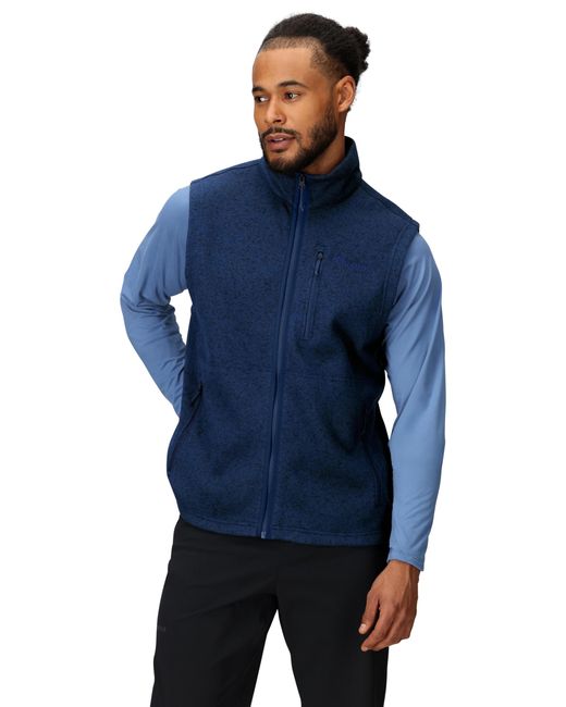 Marmot Men's Blue Drop Line Sweater Knit Vest