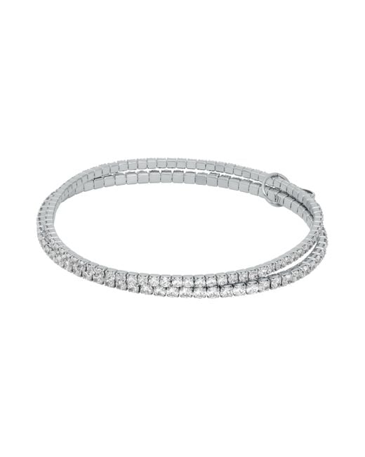 Michael Kors Metallic Platinum-plated Brass Double Bracelet Set