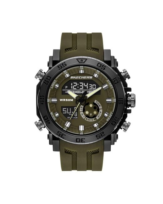 Orologio Analogico ANA-digi Uomo con Cinturino in Poliuretano