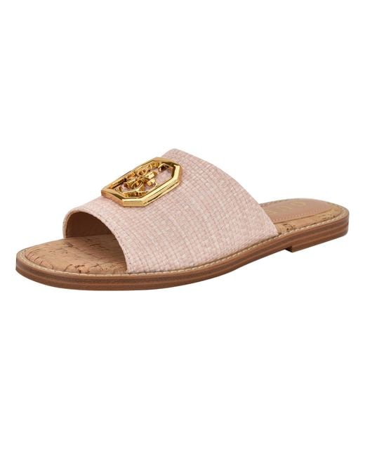Sandali bassi da donna Graysie di Guess in Pink