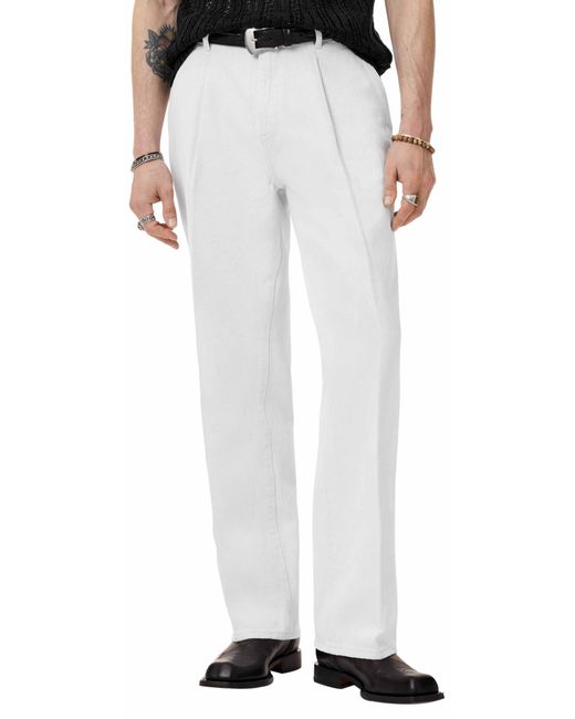 John Varvatos White Ely Jean for men