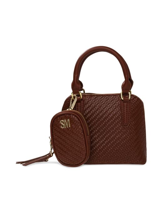 Steve Madden Hopeb Woven Top Handle Bag in Brown Lyst UK