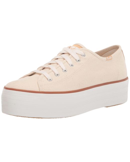 Keds Triple Up Canvas Sneaker in Cream (Natural) | Lyst