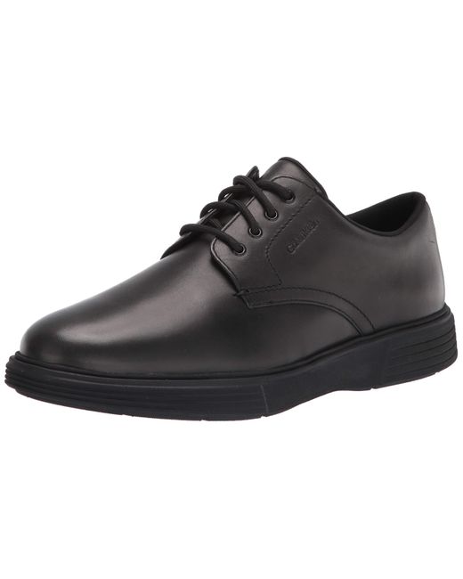 Calvin Klein Leather Fullmer Oxford in Black/Grey (Black) for Men - Save  56% - Lyst