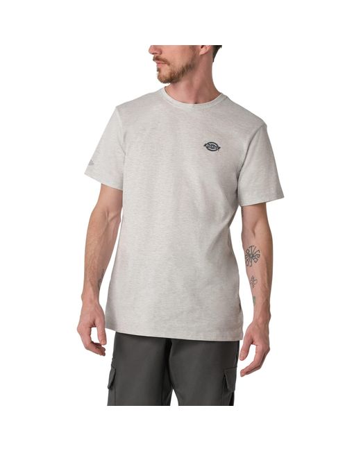 Dickies Gray Big & Tall Cooling Performance Short Sleeve Graphic T-shirt-discontinued for men