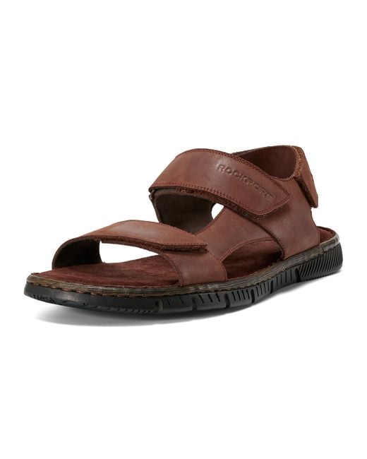 Rockport Brown Jhett Sandal for men