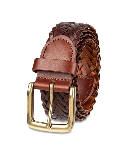 Amazon Essentials Fully Adjustable Braided Belt in Brown for Men | Lyst