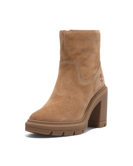 Timberland Brown Allington Heights Mid Zip Up Boot