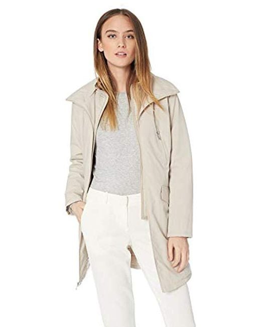 Jackets Coats Kenneth Cole New York Womens Thigh Length Zip
