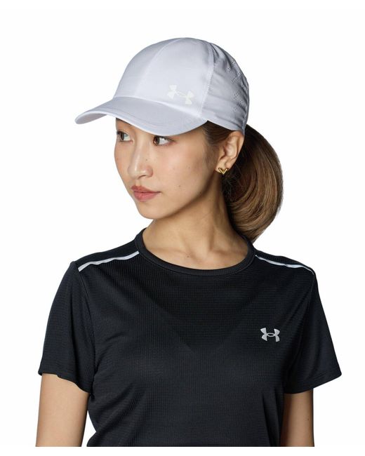 Under Armour White S Iso-chill Launch Run Adjustable Hat,