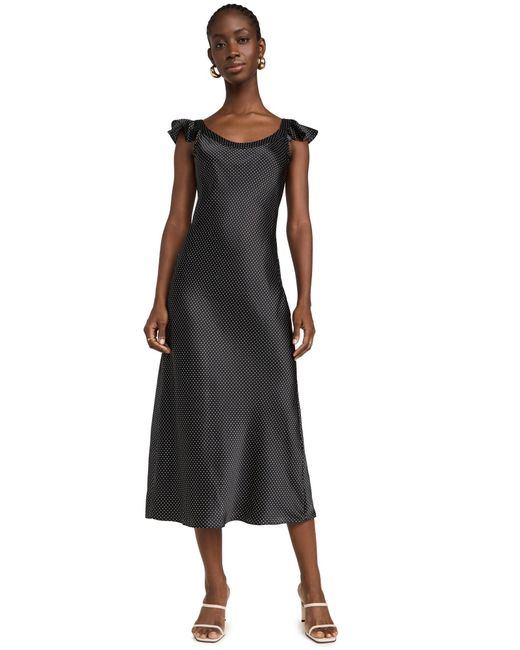 PAIGE Black Agoura Dress