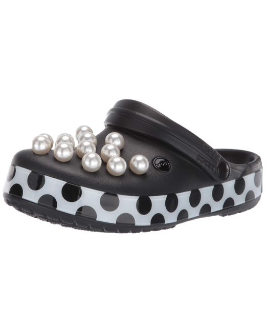 CROCSTM Black Cb Timeless Clash Pearls Clog