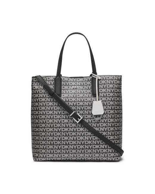 DKNY Saige Medium Tote Crossbody in Black Lyst