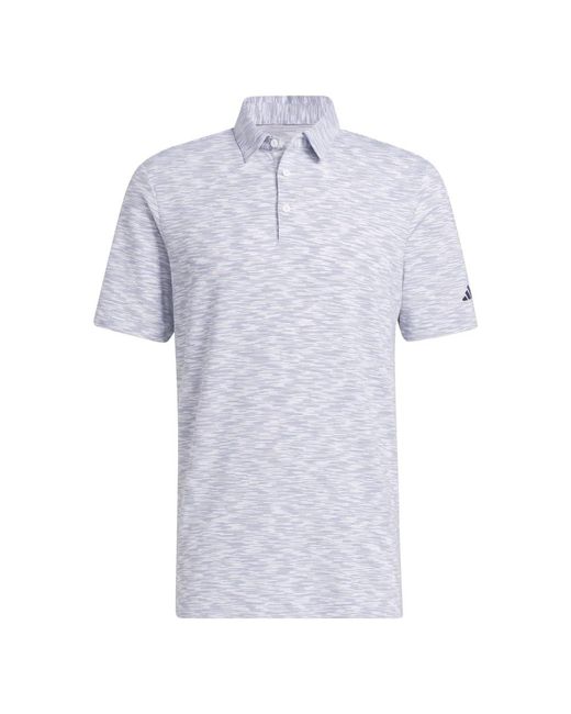 Adidas Blue Golf S Space Dye Polo Shirt for men