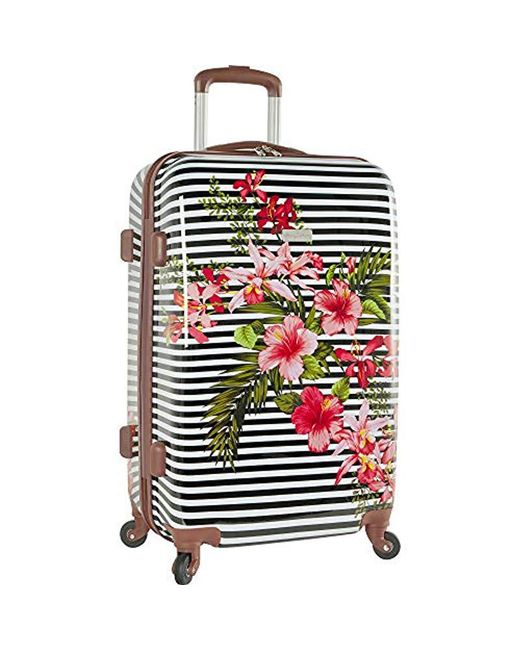 Tommy Bahama Multicolor Hardside Luggage Spinner Suitcase, 24"