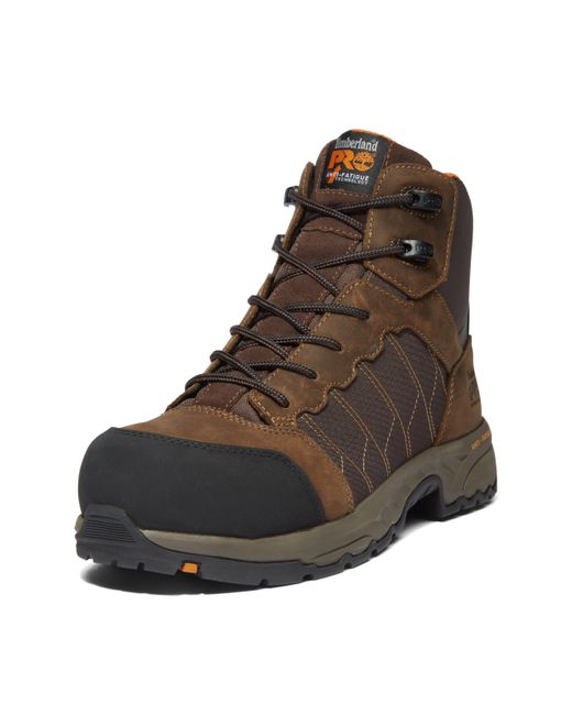 Timberland Brown Payload 6 Inch Composite Safety Toe Industrial Work Boot for men