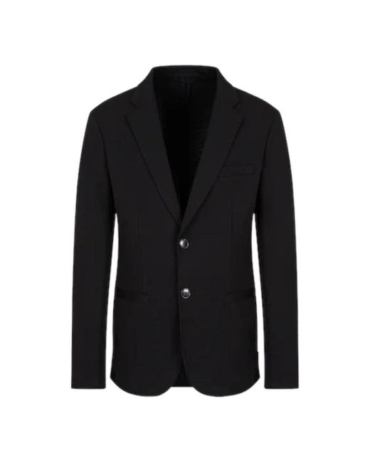 Emporio Armani Black A | X Armani Exchange Petite Ultra Stretch Twill Blazer for men