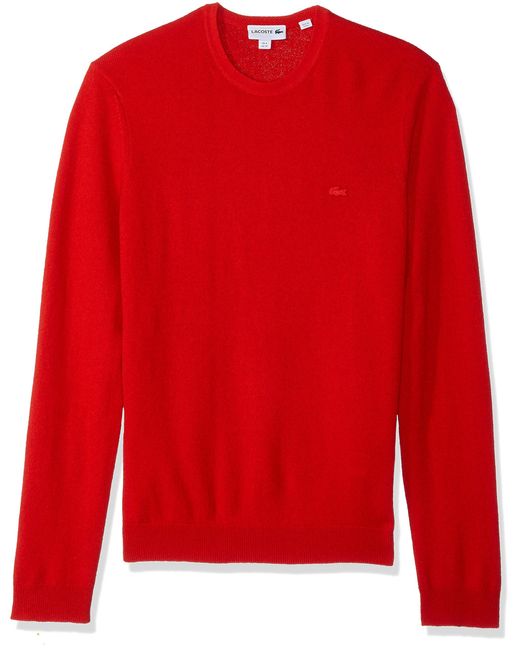 lacoste cashmere sweater mens