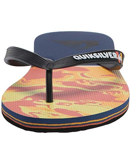 quiksilver flip flops mens amazon