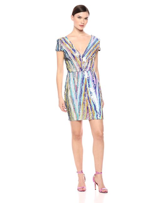 dress the population zoe sequin minidress