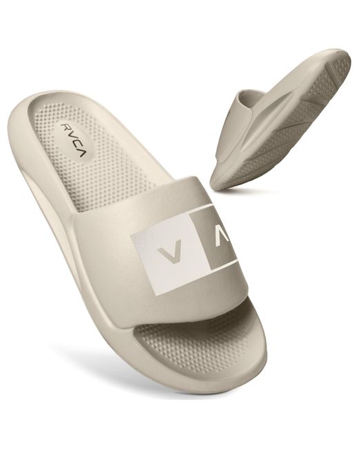 RVCA White Molded Slide Flip-flop for men