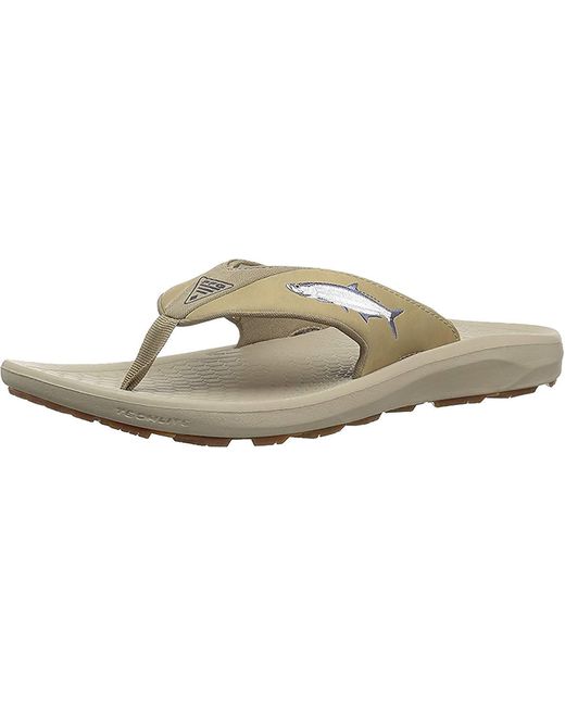 columbia fish flip flops