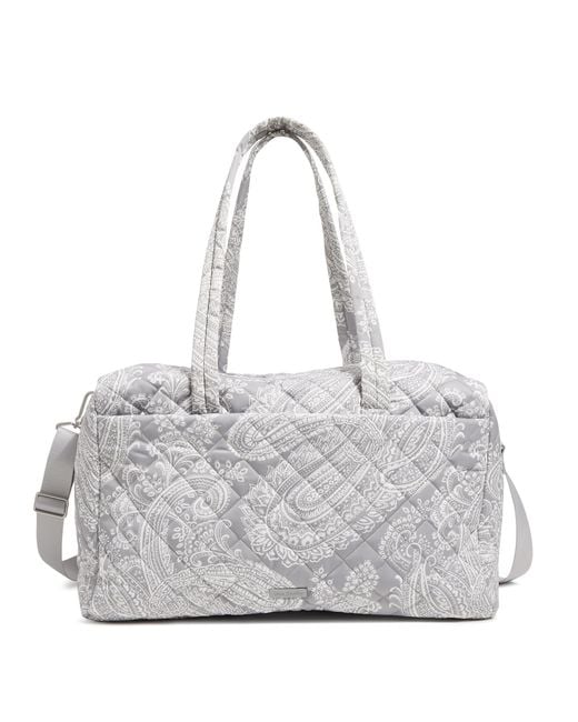 Vera Bradley Performance Twill Large Travel Duffle Bag in Gray Lyst